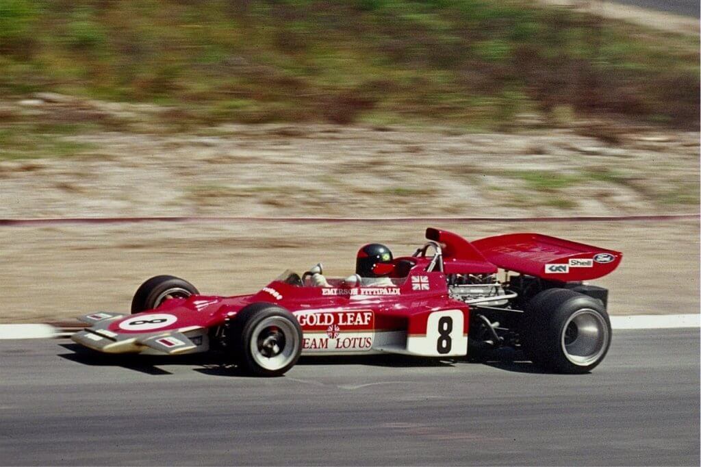 El Lotus 72 de Emerson Fittipaldi.