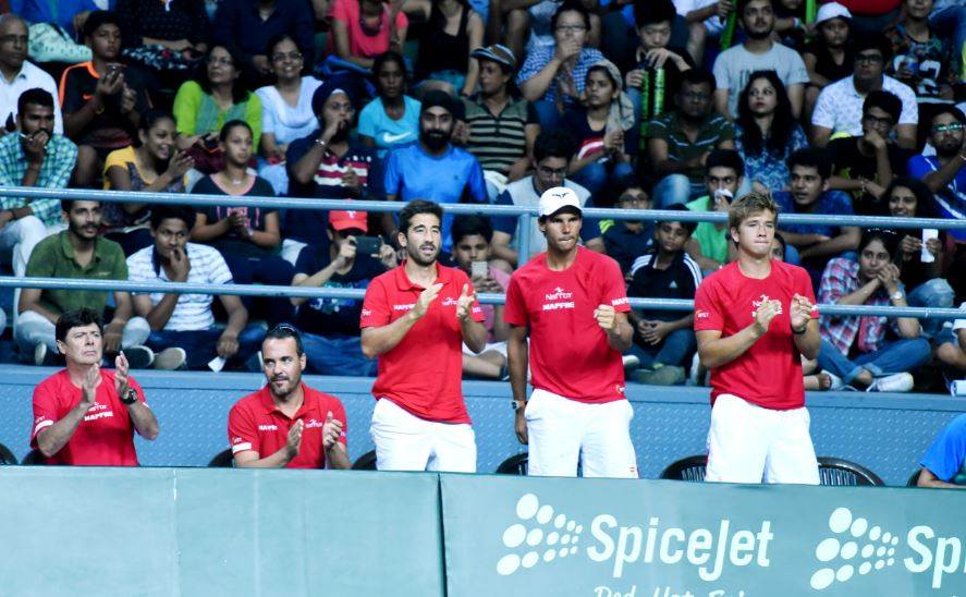 Los ganadores de la Copa Davis españoles.