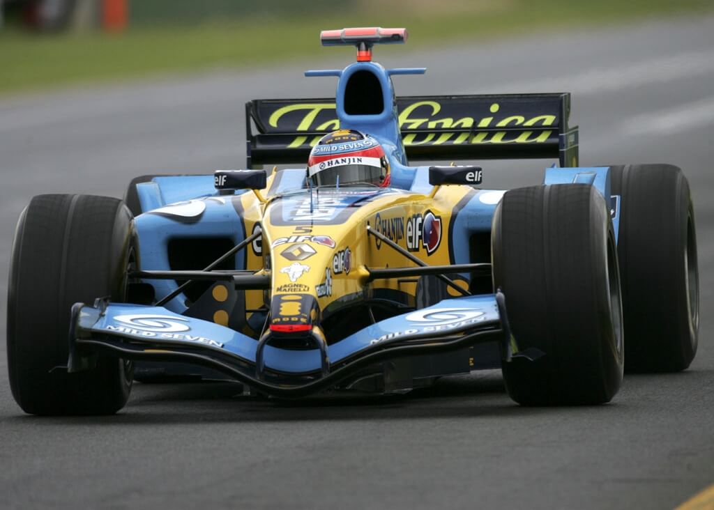 El Renault R25 conducido por Fernando Alonso.