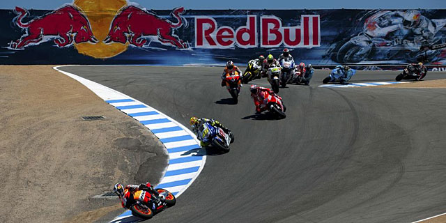 El Sacacorchos de Laguna Seca, una de las curvas más famosas del MotoGP.