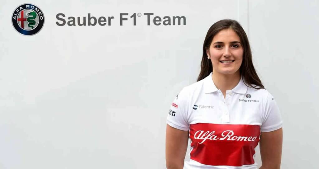 Tatiana Calderón fue una de las que se inició como piloto probador del equipo Sauber.