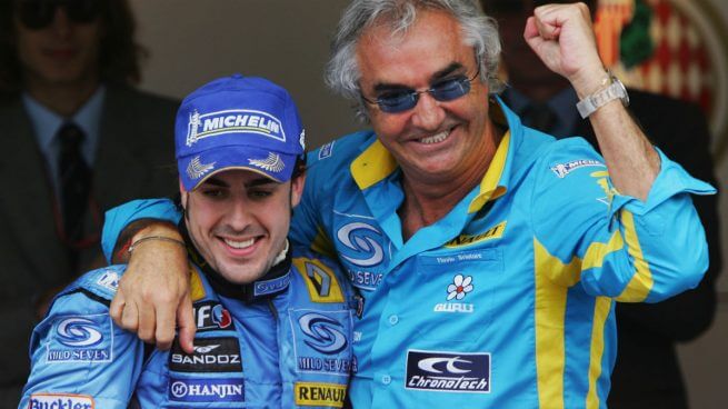 En Renault, Alonso y Briatore forjaron una intensa relación.