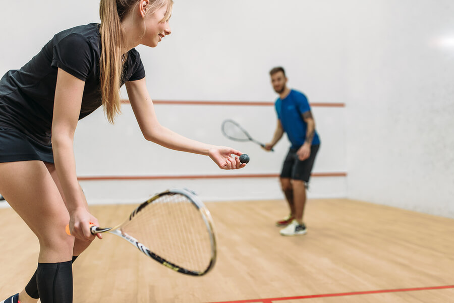 El squash es un deporte que genera muchas lesiones.