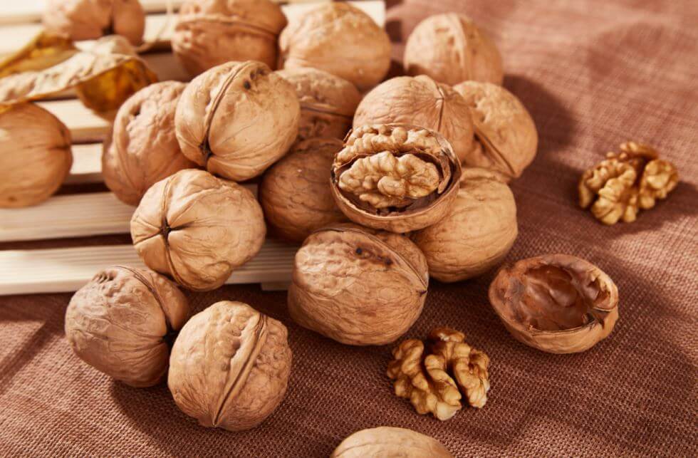 Las nueces son uno de los frutos secos más consumidos.