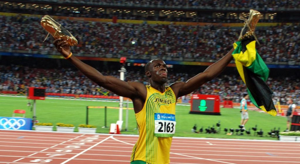 Usain Bolt, otro de los máximos ganadores de medallas olímpicas en atletismo..