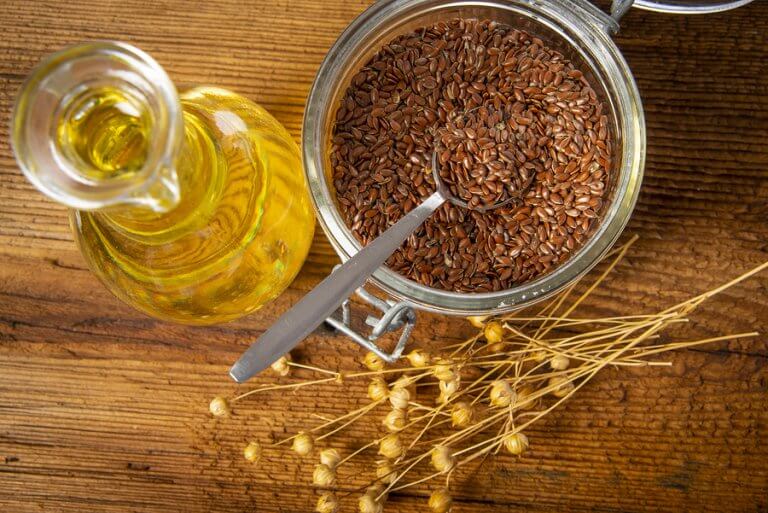 Propiedades del aceite de lino en una dieta