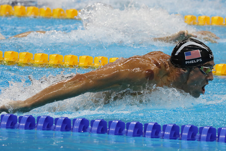 Phelps es el deportista con más medallas olímpicas de la historia.