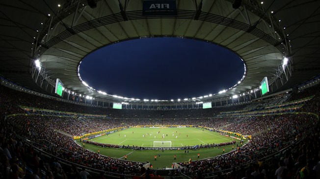 El Maracaná es uno de los más históricos estadios de fútbol del mundo.