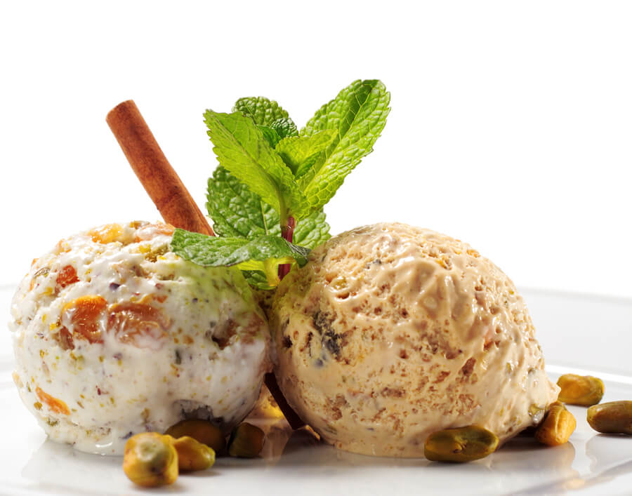 El helado de pistacho demanda apenas unos pocos ingredientes.