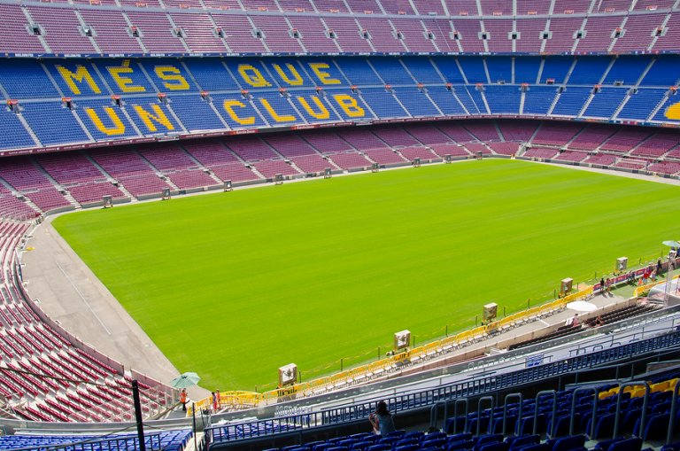 Los estadios más grandes de España