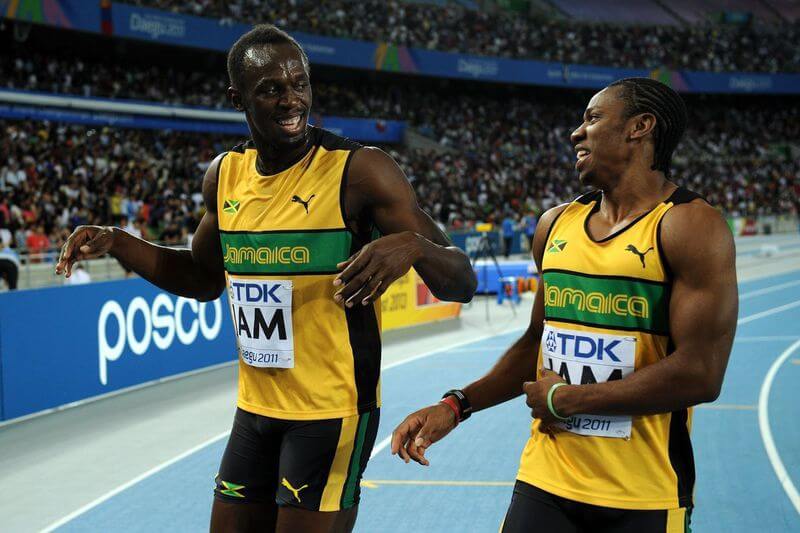 Bolt y Blake conforman una de las mejores duplas olímpicas de la historia.