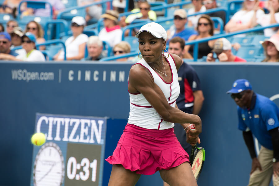 Venus Williams es otra deportista vegana muy destacada.