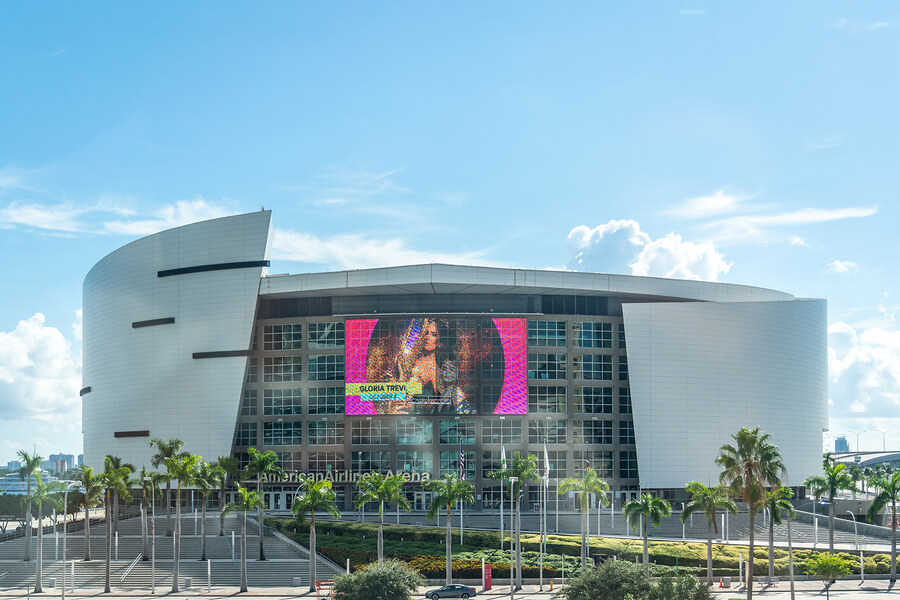 El American Airlines Arena, en Miami.