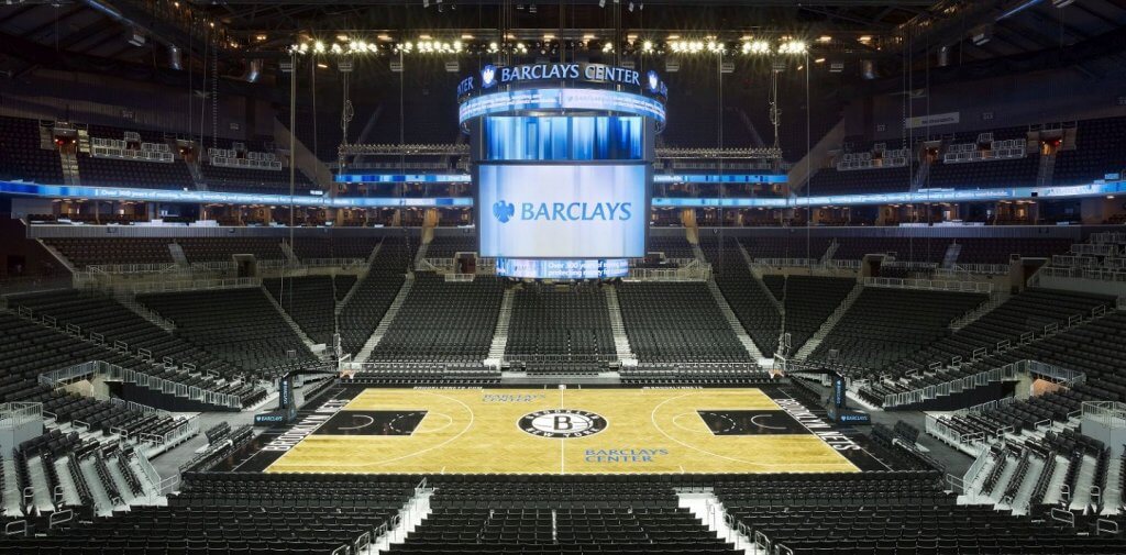 El Barclays Center, uno de los mejores estadios de baloncesto de Estados Unidos.