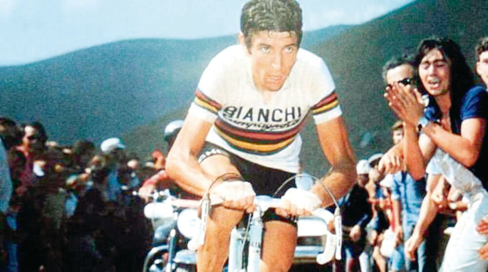 Gimondi llegó a ser ganador de las tres grandes vueltas del ciclismo.