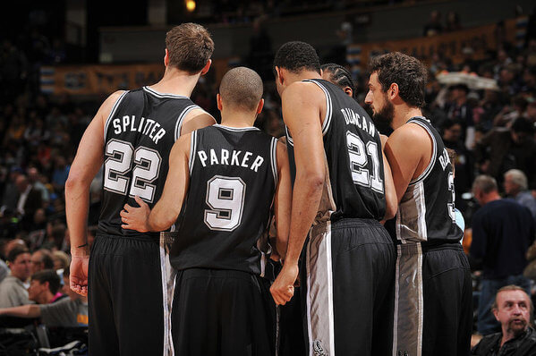 Los San Antonio Spurs son también uno de los equipos más ganadores de la NBA.