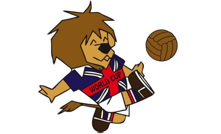 World Cup Willie fue la primera mascota de los mundiales de la historia.