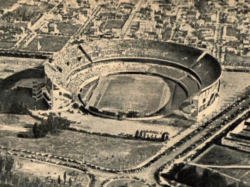 El Estadio Monumental de River Plate en 1938.