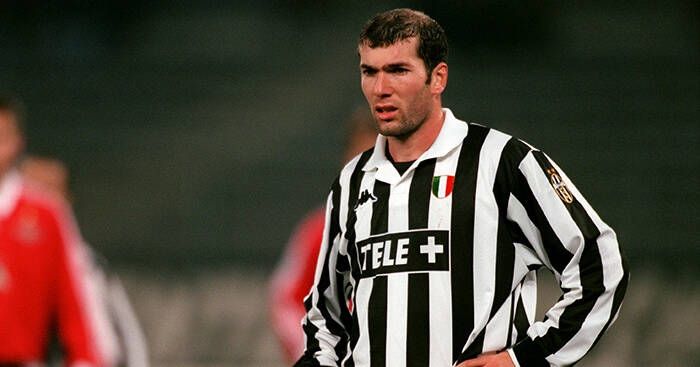 La Juventus ha tenido figuras como Zinedine Zidane.