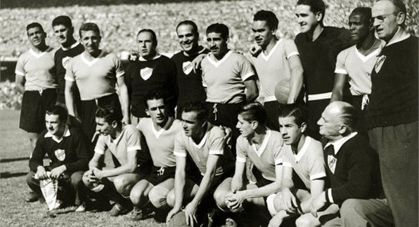 El equipo de Uruguay que logró el Maracanazo.