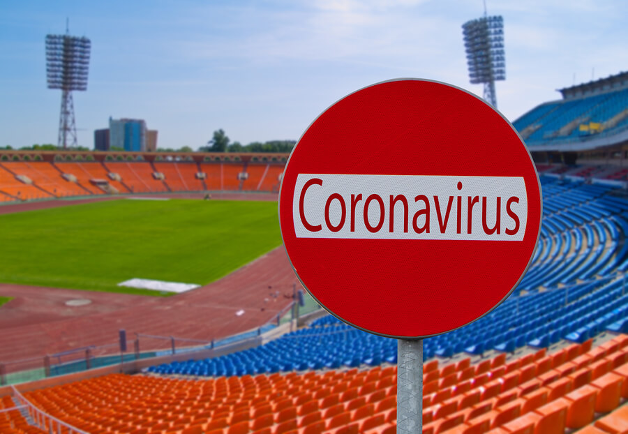 Actividades deportivas suspendidas para no reunir a deportistas contagiados el coronavirus.