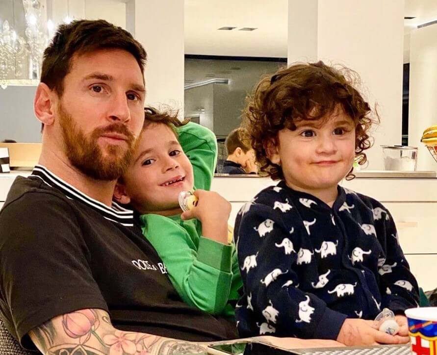 Messi y su mensaje de quedateencasa en Instagram.