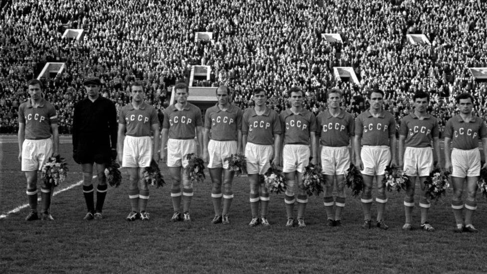 Equipo de la Unión Soviética campeón en 1960.