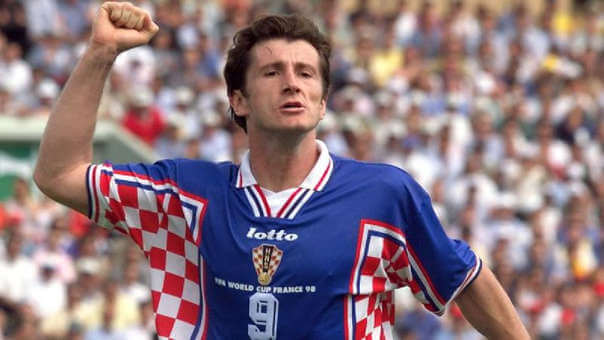Davor Suker, goleador del mundial de Francia 1998.