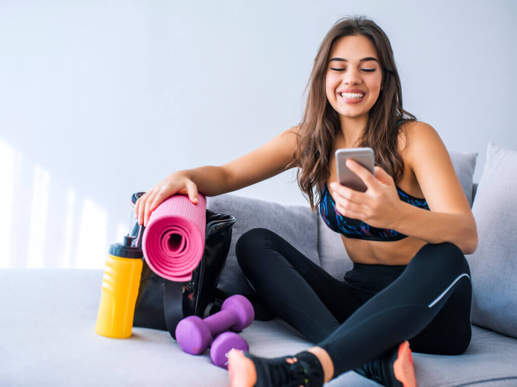 Las aplicaciones para el móvil son una de las tendencias fitness actuales.
