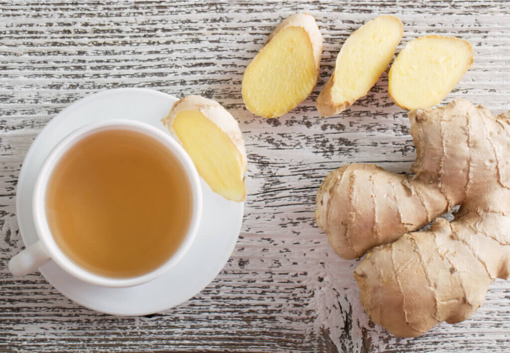 El té de jengibre se caracteriza por contener antioxidantes.