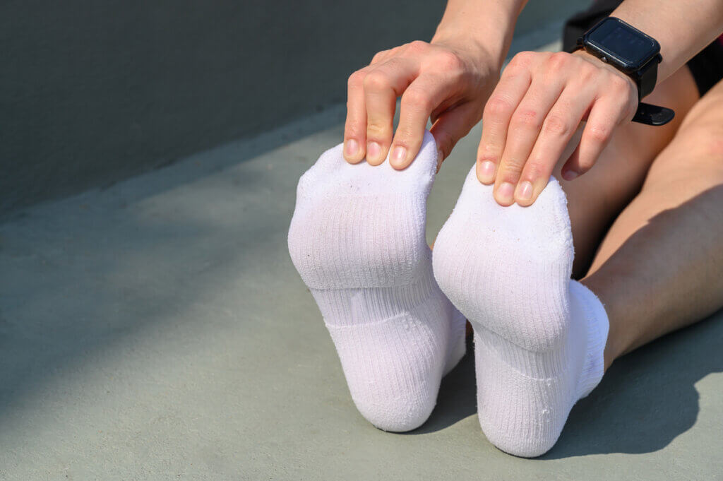 Tener los calcetines secos es fundamental para los deportistas.