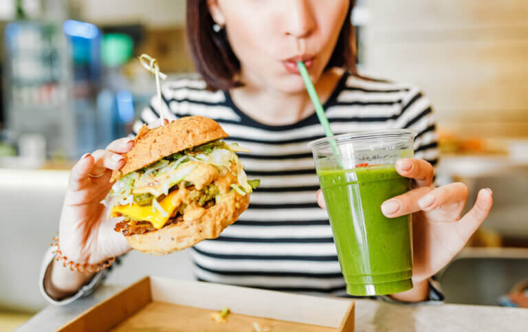 ¿Es saludable la comida rápida vegana?