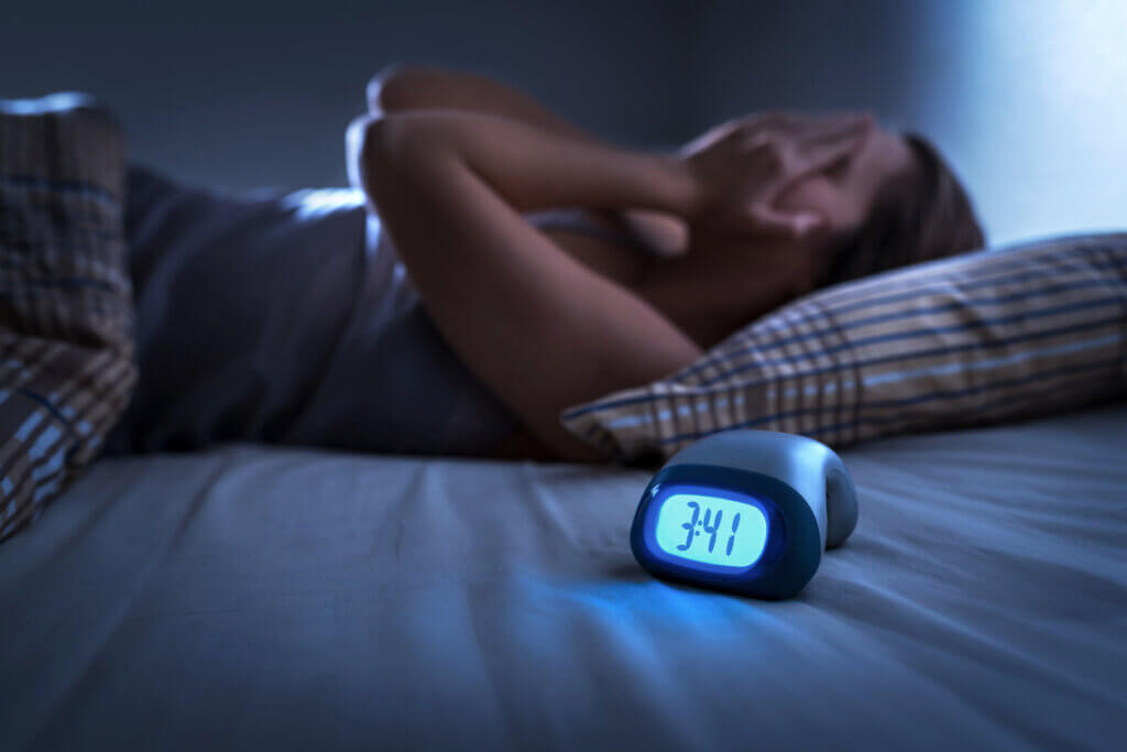 El insomnio puede ser una de las consecuencias de la anhedonia.