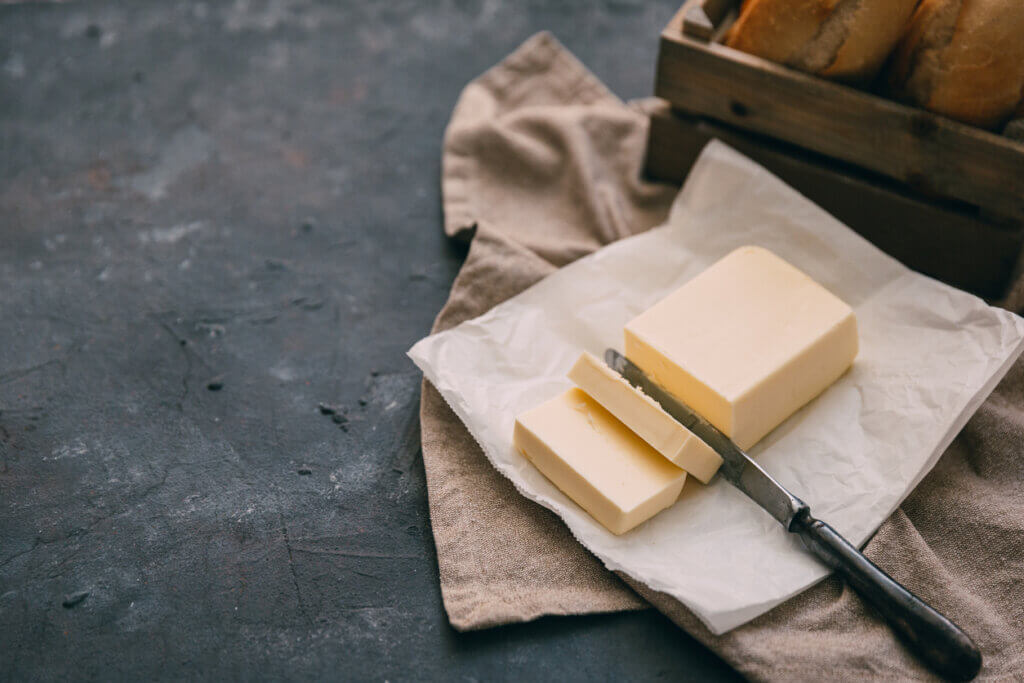 La mantequilla es uno de los alimentos que aportan más energía.