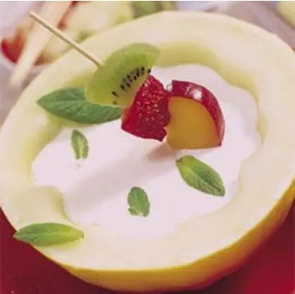 melón-con-yogur