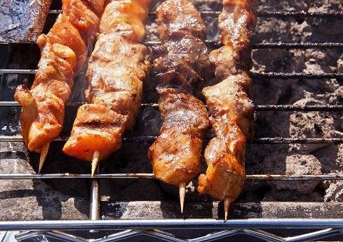 Receta de brochetas de pollo
