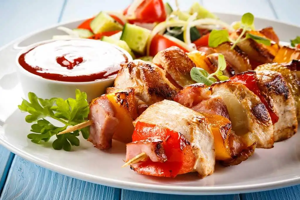 Ricetta spiedini di pollo.