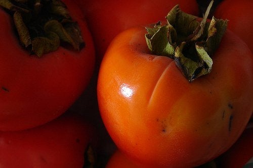 El caqui, fuente de antioxidantes