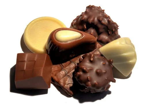 Diferentes tipos de chocolate