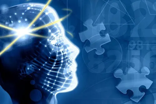 Gráfica que muestra un cerebro activo