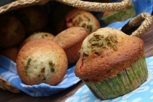 Muffin de harina de teff