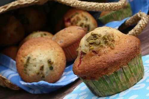 Muffin de harina de teff