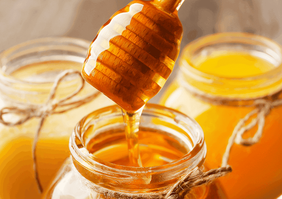 Usar miel para curar quemaduras