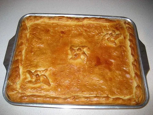 Receta facil de empanada de atun y pimientos