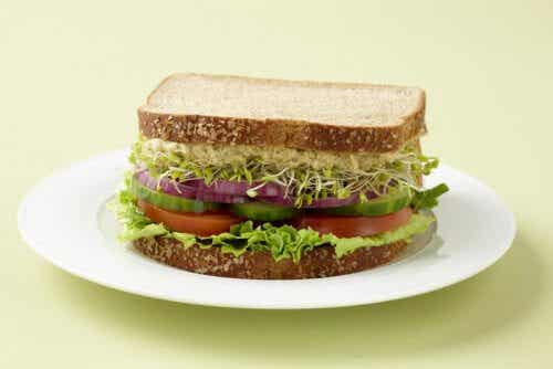 Sandwich vegetariano