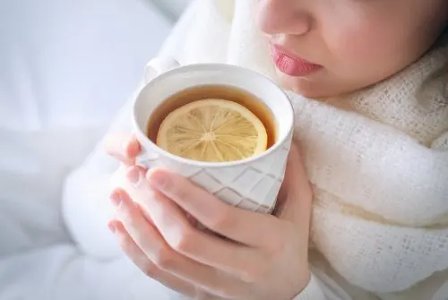 Té negro con limón