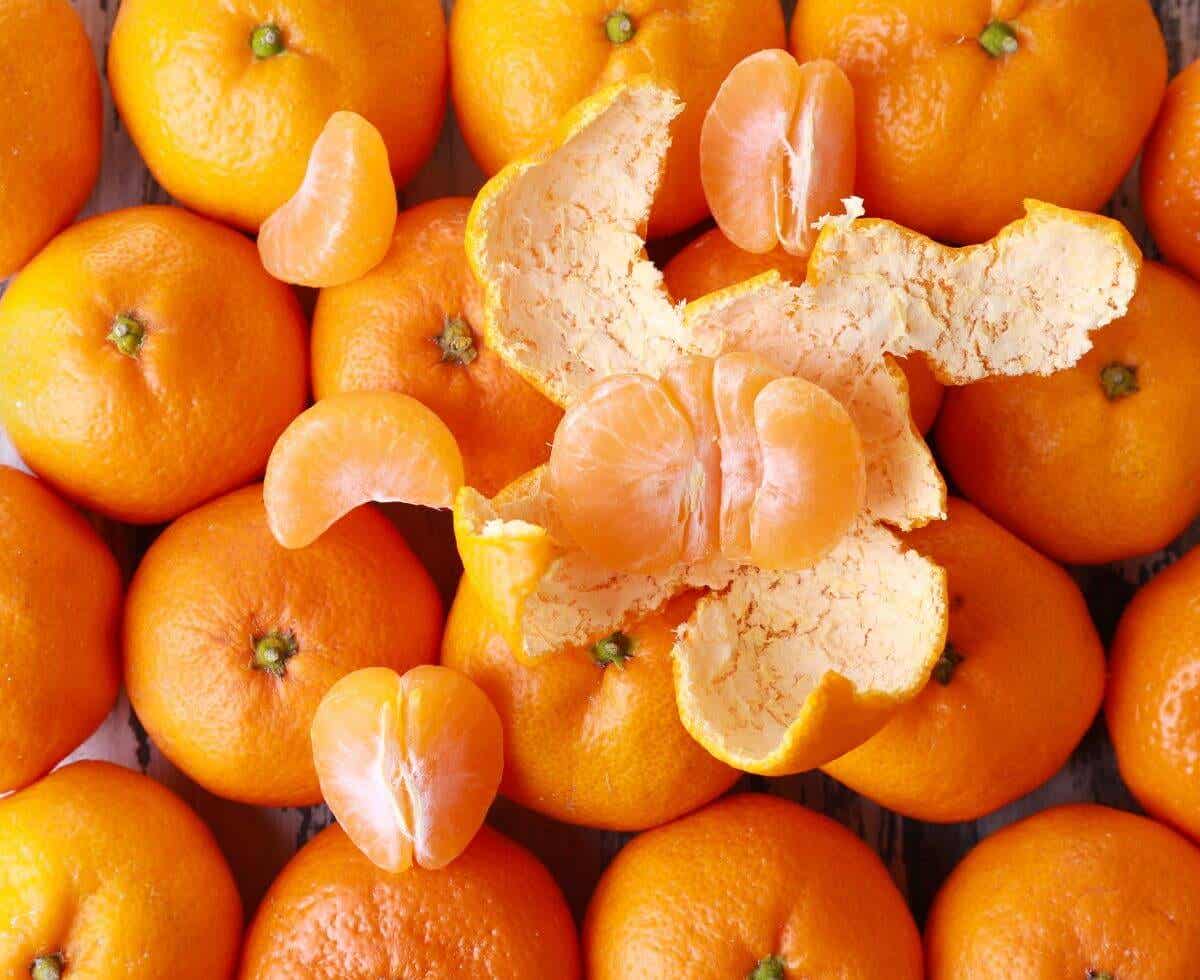 Mandarinas son frutas de invierno.