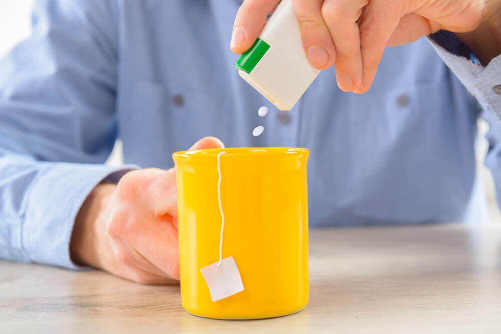 Edulcorantes en el té