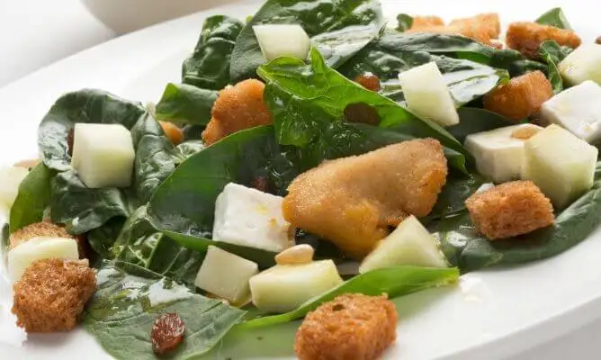 Ensalada de espinaca