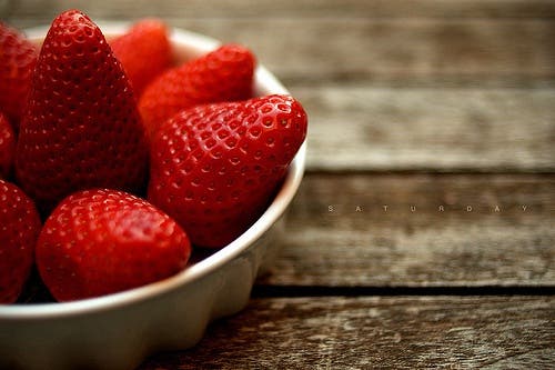 licuado natural de fresas